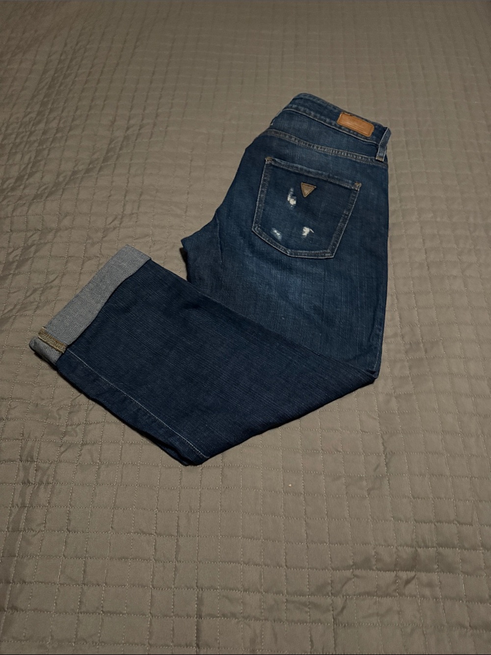 Women’s Guess Dark Blue Denim Jeans - Classic Straight Fit
